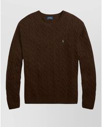 Polo Ralph Lauren - Long Sleeve Pullover Cable Knit Design - Lyst