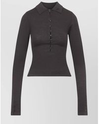 Jacquemus - The Dark Merino Polo - Lyst