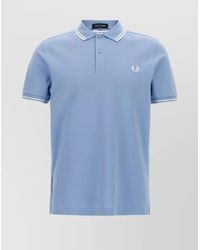Comme des Garçons - Graphic Print Polo Shirt Fred Perry - Lyst