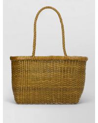 Dragon Diffusion - Vintage Mesh Tote Leather Beach Bag - Lyst