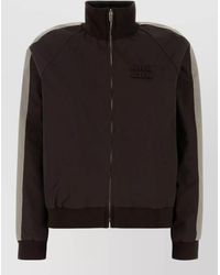 Miu Miu - Cotton Jacket High Collar Long Sleeves - Lyst