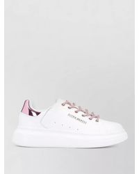Just Cavalli - Leather Low-Top Sneakers - Lyst