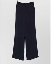 Gucci - Silk Blend Diamond-Jacquard Wide-Leg Trousers - Lyst