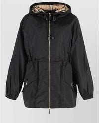 Burberry - Technical Hooded Jacket Adjustable Waist - Lyst
