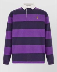Polo Ralph Lauren - Striped Long-Sleeve Rugby Polo Shirt - Lyst
