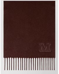 Max Mara - Wsdalia Scarf Fringe Detail Soft Texture - Lyst
