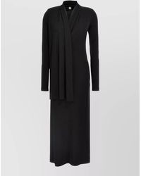 TOTEME - Overlapped Jersey Maxi Dress - Lyst