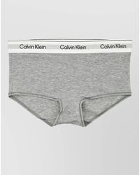 Calvin Klein - Seamless Logo Waistband Low Rise Boyshort Brief - Lyst