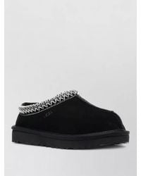 UGG - Suede Slippers Braided And Embroidered Trims - Lyst