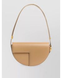 Patou - Calf Leather Shoulder Bag - Lyst