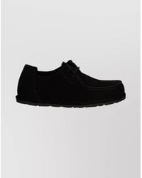 Birkenstock - Suede Leather Panelled Lace-Up Shoes - Lyst