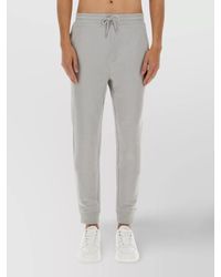 HUGO - Elastic Waistband Cotton Jogger Pants - Lyst