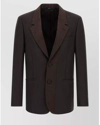 Fendi - Crepe Wool Blazer - Lyst