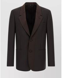 Fendi - Crepe Wool Blazer - Lyst