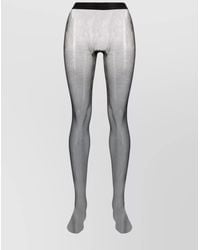 Wolford - Fishnet Semi-Sheer Tights - Lyst