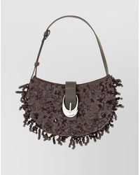 STAUD - Chic Sequin Shoulder Bag With Adjustable Strap - Lyst
