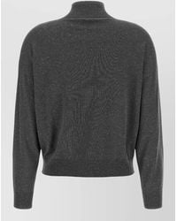 Peserico - Wool Blend Lame Turtleneck Sweater - Lyst