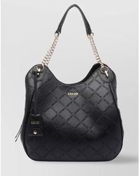 Liu Jo - Logo Chain Strap Top Handle Shoulder Bag - Lyst