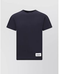 Jil Sander - Set Of 3 Cotton Logo Patch Crew Neck T-Shirts - Lyst
