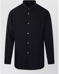 Comme des Garçons - Long Sleeve Shirt Button Down Collar Pocket - Lyst