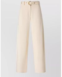 Pinko - Wide-Leg Trousers With Belt - Lyst