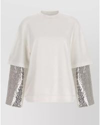 DARKPARK - Sequinned Double Sleeve Oversized T-Shirt - Lyst
