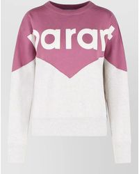 Isabel Marant - Houston Cotton Sweatshirt Millyny Logo - Lyst