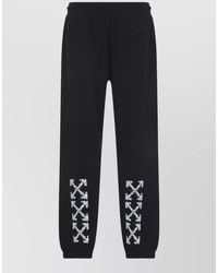 Off-White c/o Virgil Abloh - Cotton Logo Print Track Pants - Lyst