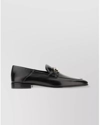 Ferragamo - Loafers Leather Metal Hardware Detail - Lyst