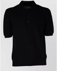 Zanone - Knit Shirt Polo Collar Ribbed Cuffs Hem - Lyst
