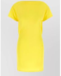 Jacquemus - La Robe Mistral Draped Cutout Mini Dress - Lyst