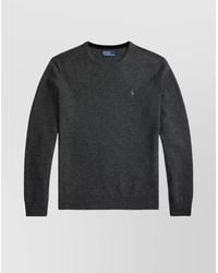 Polo Ralph Lauren - Wool Ribbed Crewneck Sweater - Lyst