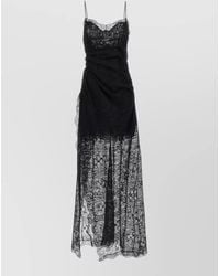 Ermanno Scervino - Lace Draped Sleeveless Maxi Dress - Lyst