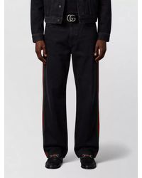 Gucci - Denim Mid-Rise Relaxed-Fit Straight-Leg Jeans - Lyst