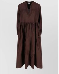 Aspesi - Cotton Oversized Midi Dress - Lyst