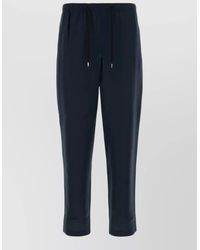 Cellar Door - Alfred Linen Trousers Cuffed Hem Design - Lyst