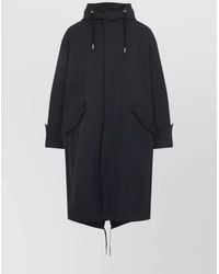 Ami Paris - Padded Hooded Parka Jacket - Lyst
