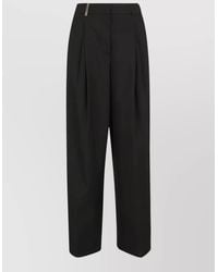 Peserico - Technical Fabric Trousers Pleats Side Pocket Beltloops - Lyst