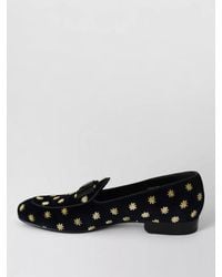 Dolce & Gabbana - Velvet Embellished Slippers - Lyst