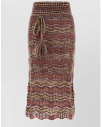 Vivienne Westwood - Mohair Blend Flora Skirt Tassel Detail - Lyst