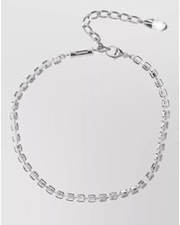 Jimmy Choo - Chain Bracelet Featuring Crystal Embellishments - Lyst