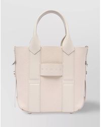 Hogan - Medium Structured Shoulder Bag With Metal Hardware - Lyst