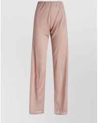 Maison Margiela - Wide-Leg Viscose Jersey Trousers - Lyst