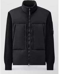 C.P. Company - Mini Matte-Finish Nfc Lens Two-Way Full Zip Regular-Fit Wool Jacket With Zip Pockets - Lyst