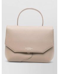 Emporio Armani - Medium Leather Shoulder Bag Top Handle - Lyst
