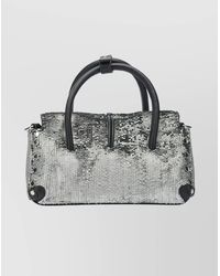 Zanellato - Calf Leather Mini Top Handle Bag - Lyst