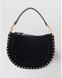 Isabel Marant - Oskan Soft Zip Calf Leather Shoulder Bag - Lyst