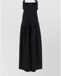 Weekend by Maxmara - Cotton Poplin Wide-Leg Jumpsuit - Lyst