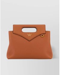 MCM - Soft Diamond Mini Leather Shoulder Bag - Lyst