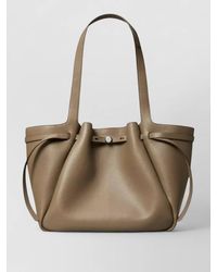 Tory Burch - Romy Large Leather Tote Bag - Lyst